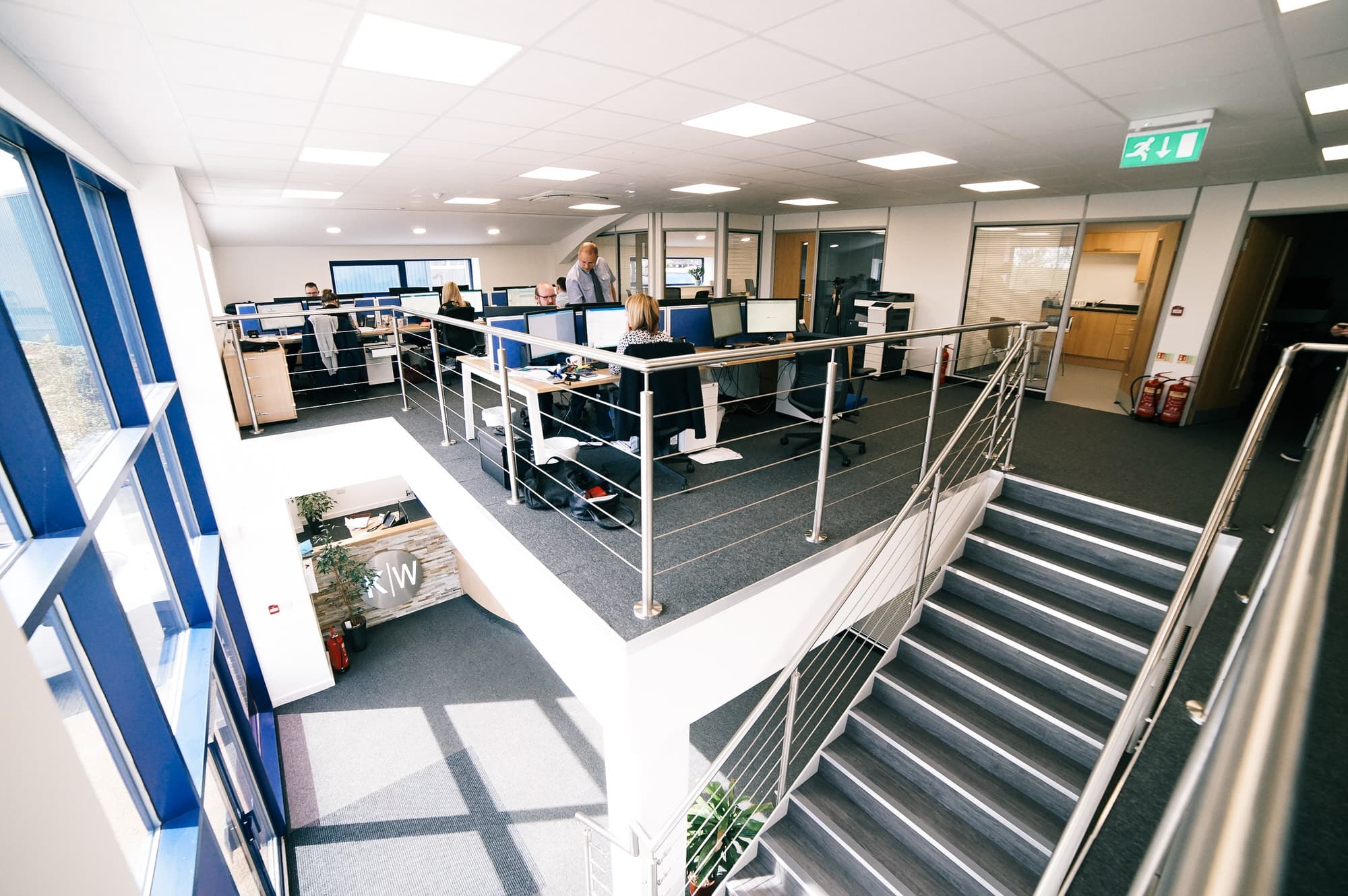 mezzanine floor office