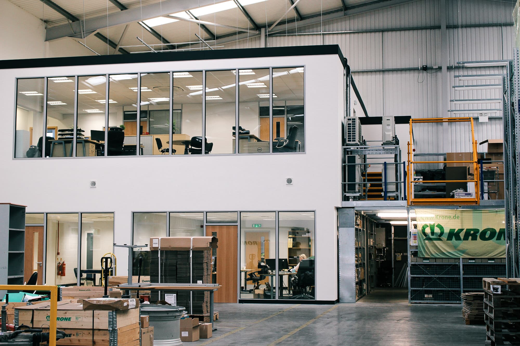 Office Mezzanine Designed For Krone
