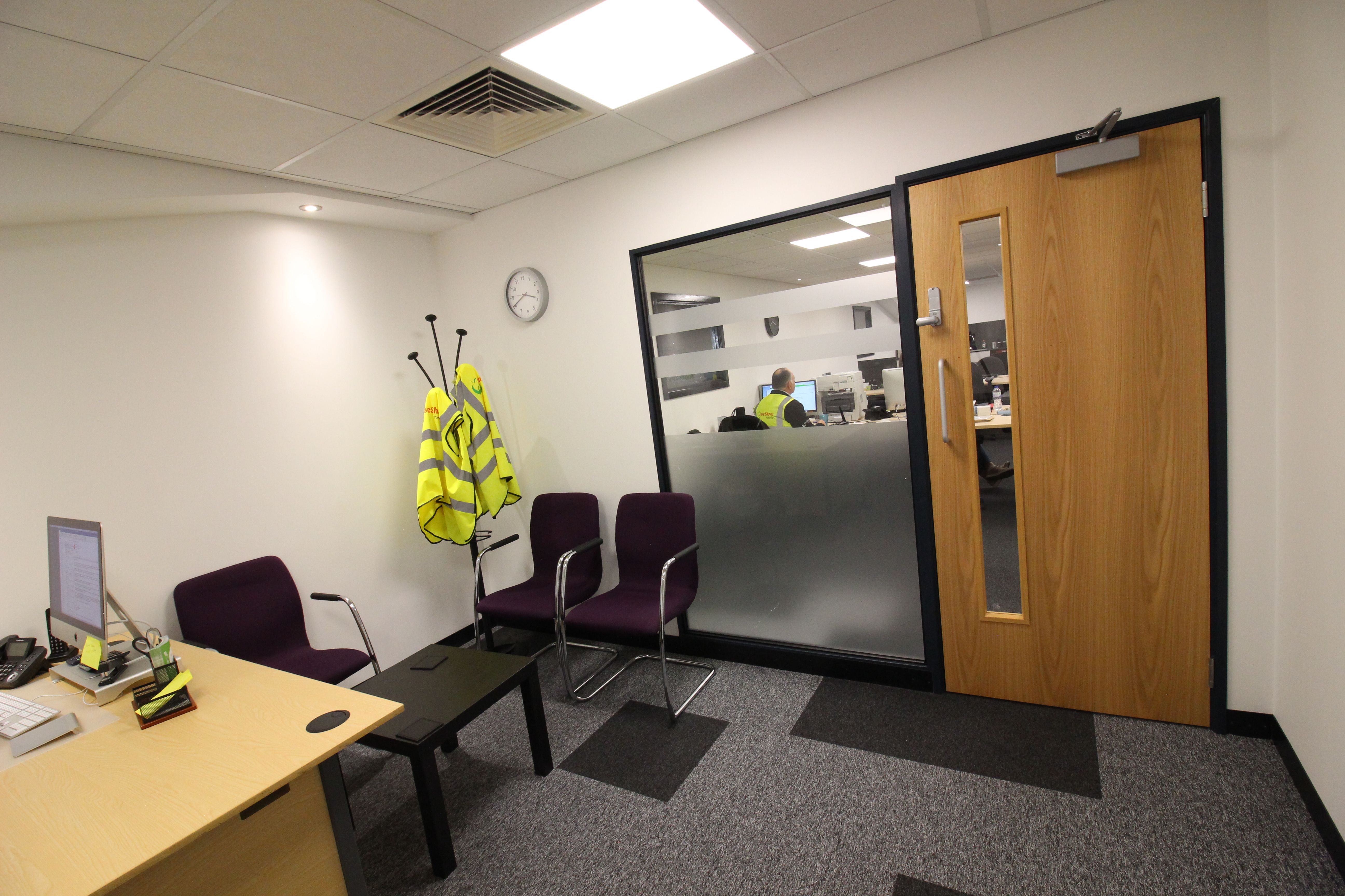 Glass Partitioning For Fareshare Yorkshire